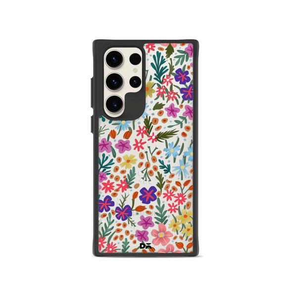 

DailyObjects Hawaiian Greetings Black Hybrid Clear Case Cover For Samsung Galaxy S23 Ultra