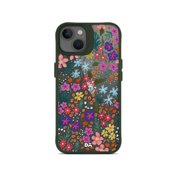 

DailyObjects Hawaiian Greetings Green Hybrid Clear Case Cover For iPhone 13 Mini