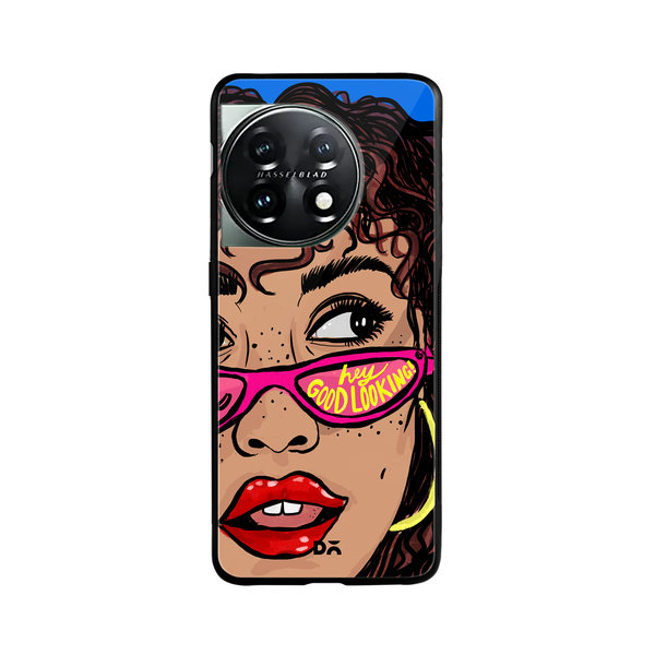 

DailyObjects Hey Good Looking Glass Case Cover For OnePlus 11 5G