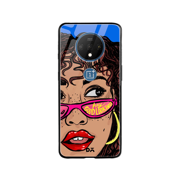 

DailyObjects Hey Good Looking Glass Case Cover For OnePlus 7T
