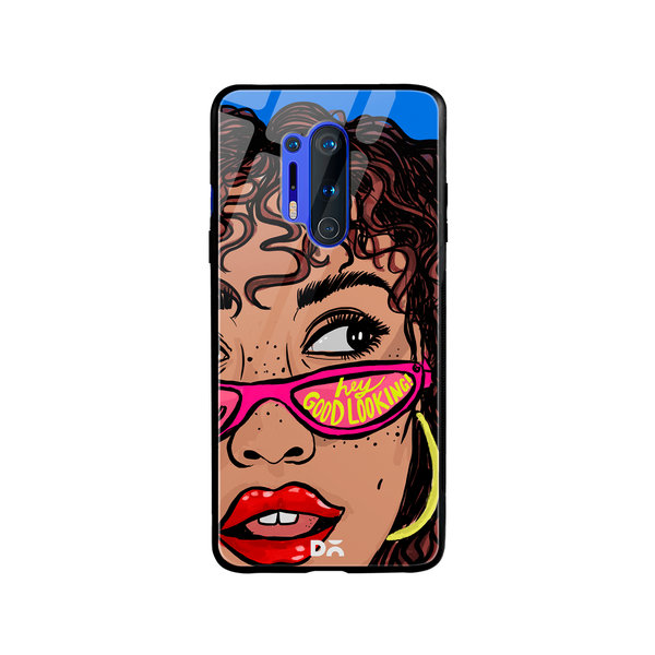 

DailyObjects Hey Good Looking Glass Case Cover For OnePlus 8 Pro
