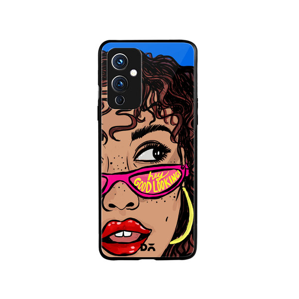 

DailyObjects Hey Good Looking Glass Case Cover For OnePlus 9