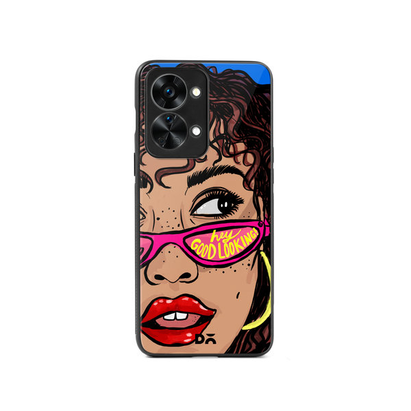 

DailyObjects Hey Good Looking Glass Case Cover For OnePlus Nord 2T