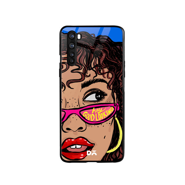 

DailyObjects Hey Good Looking Glass Case Cover For OnePlus Nord