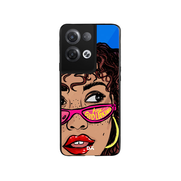 

DailyObjects Hey Good Looking Glass Case Cover For Oppo Reno 8 Pro Plus