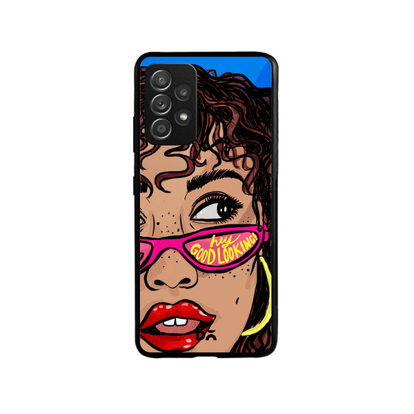 

DailyObjects Hey Good Looking Glass Case Cover For Samsung Galaxy A52