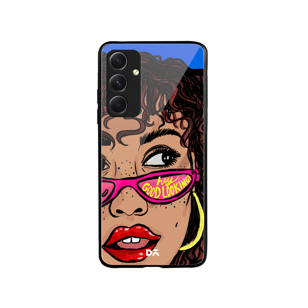 

DailyObjects Hey Good Looking Glass Case Cover For Samsung Galaxy A54 5G