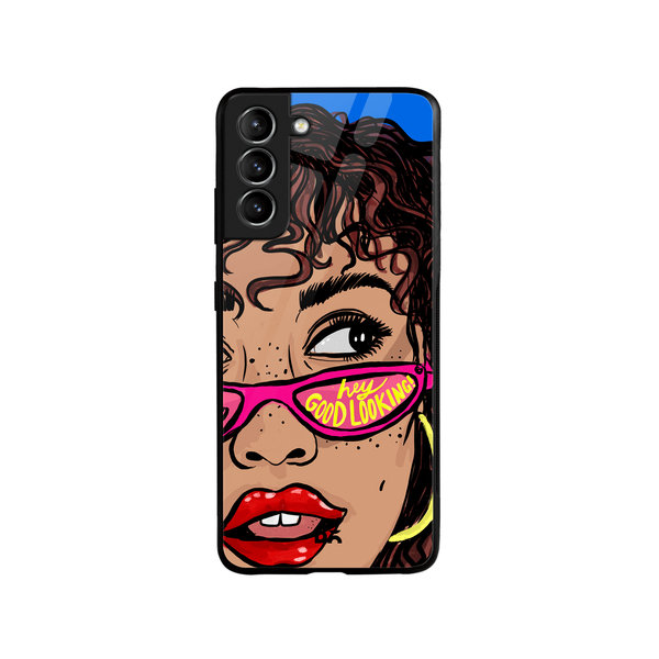 

DailyObjects Hey Good Looking Glass Case Cover For Samsung Galaxy S21 FE