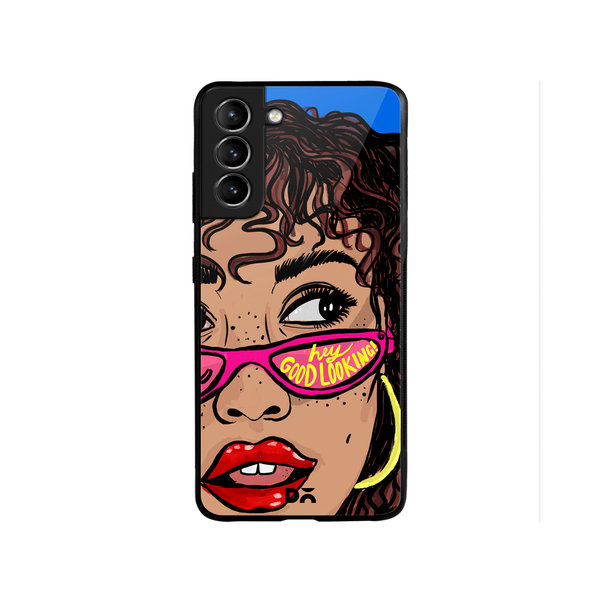 

DailyObjects Hey Good Looking Glass Case Cover For Samsung Galaxy S22