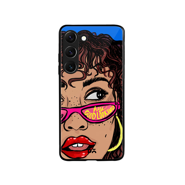 

DailyObjects Hey Good Looking Glass Case Cover For Samsung Galaxy S23