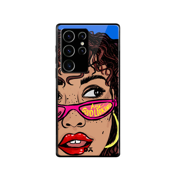 

DailyObjects Hey Good Looking Glass Case Cover For Samsung Galaxy S23 Ultra