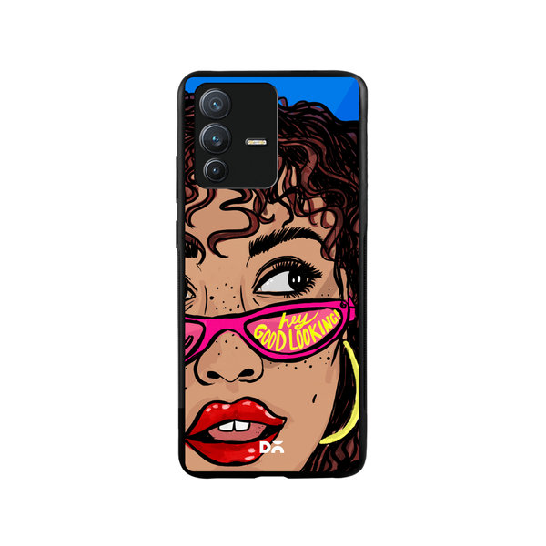 

DailyObjects Hey Good Looking Glass Case Cover For Vivo V23 Pro
