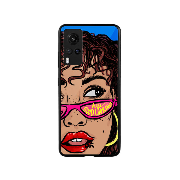 

DailyObjects Hey Good Looking Glass Case Cover For Vivo X60