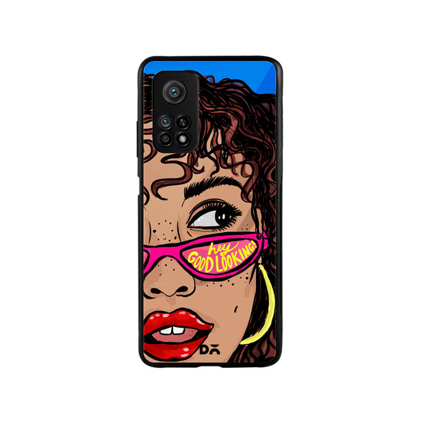 

DailyObjects Hey Good Looking Glass Case Cover For Xiaomi Mi 10T