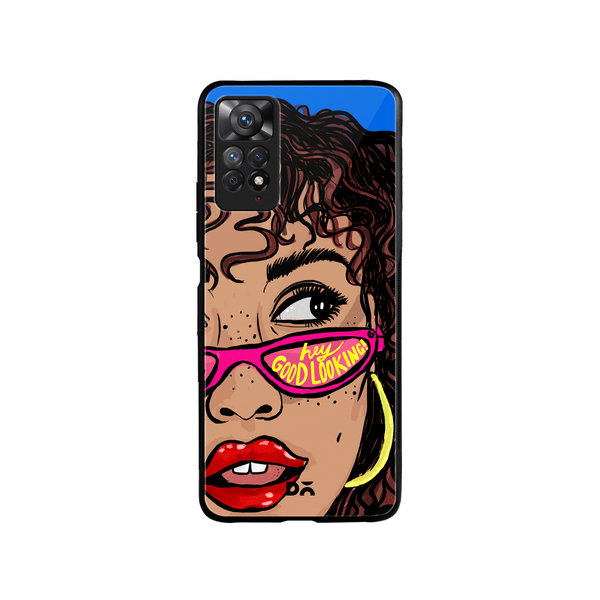 

DailyObjects Hey Good Looking Glass Case Cover For Xiaomi Redmi Note 11 Pro
