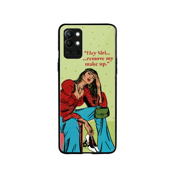 

DailyObjects Hey Siri Glass Case Cover For OnePlus 9R