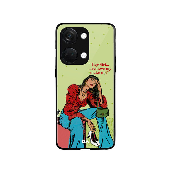

DailyObjects Hey Siri Glass Case Cover For OnePlus Nord 3