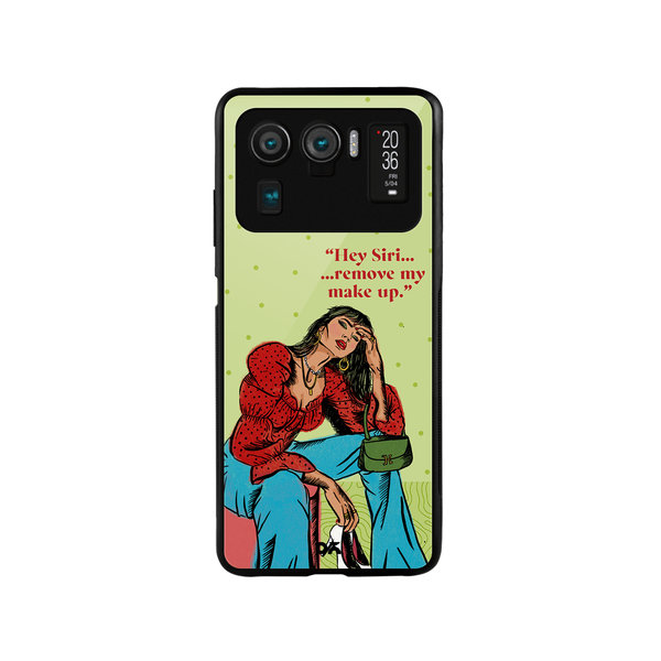 

DailyObjects Hey Siri Glass Case Cover For Xiaomi Mi 11 Ultra