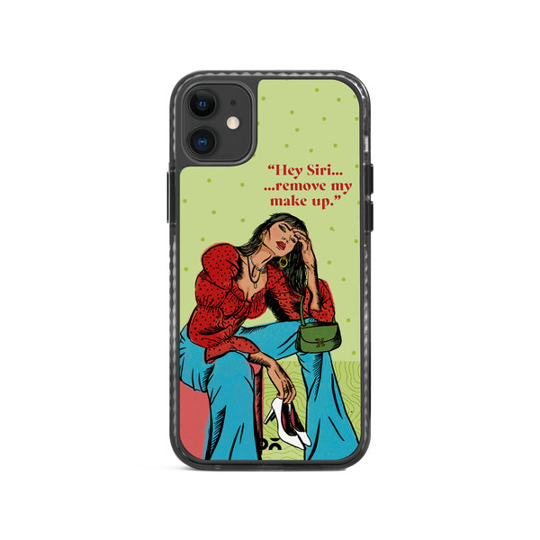 

DailyObjects Hey Siri Stride 2.0 Case Cover For iPhone 11