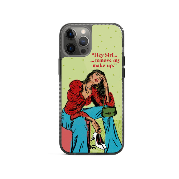 

DailyObjects Hey Siri Stride 2.0 Case Cover For iPhone 12 Pro