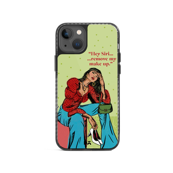 

DailyObjects Hey Siri Stride 2.0 Case Cover For iPhone 13 Mini