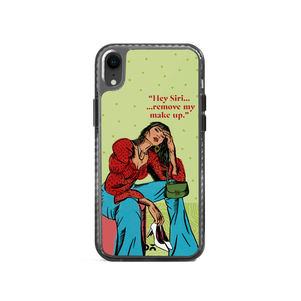 

DailyObjects Hey Siri Stride 2.0 Case Cover For iPhone XR