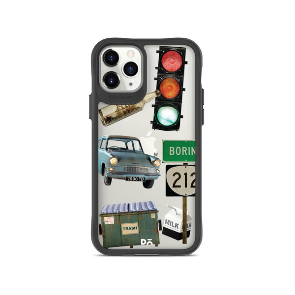 

DailyObjects High Road Black Hybrid Clear Case Cover For iPhone 11 Pro