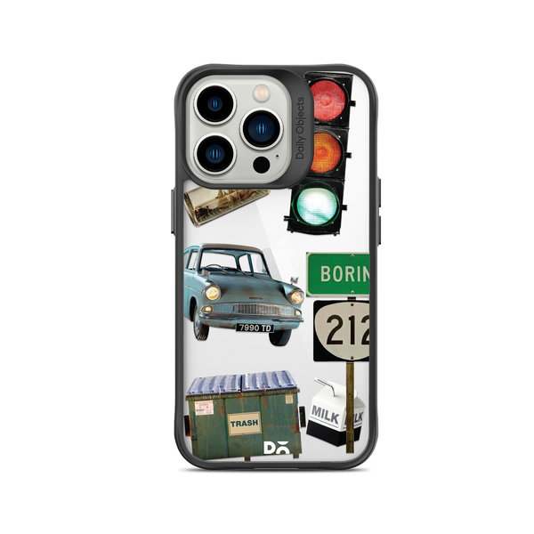 

DailyObjects High Road Black Hybrid Clear Case Cover For iPhone 13 Pro Max