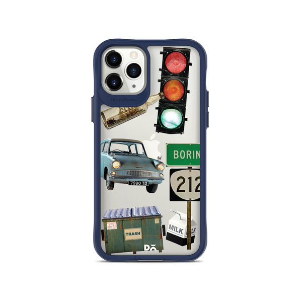 

DailyObjects High Road Blue Hybrid Clear Case Cover For iPhone 11 Pro