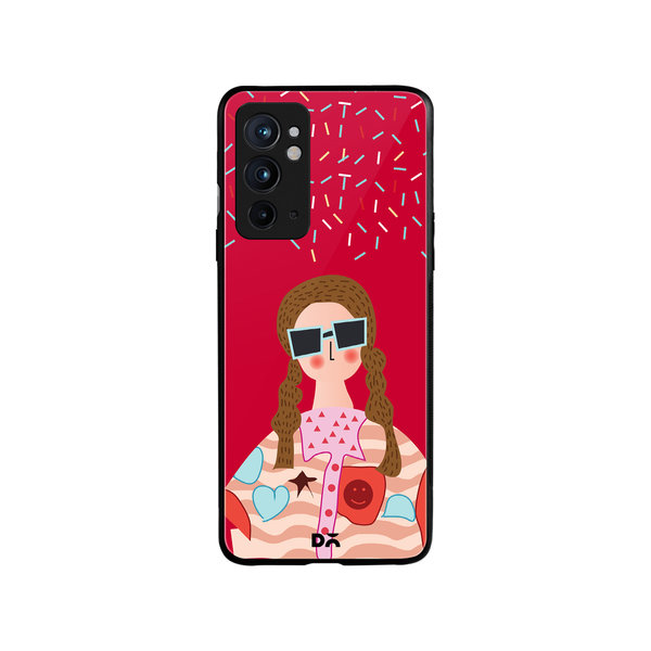 

DailyObjects Hipster Glass Case Cover For OnePlus 9RT