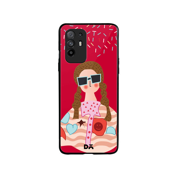 

DailyObjects Hipster Glass Case Cover For Oppo F19 Pro Plus