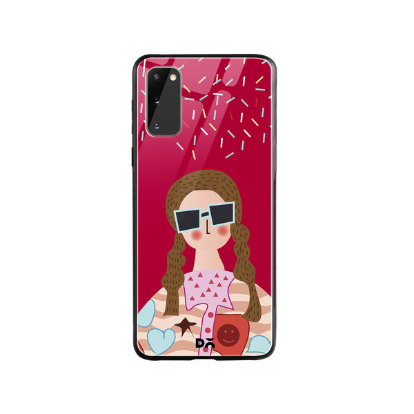 

DailyObjects Hipster Glass Case Cover For Samsung Galaxy S20