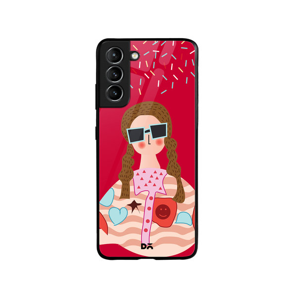 

DailyObjects Hipster Glass Case Cover For Samsung Galaxy S21 Plus