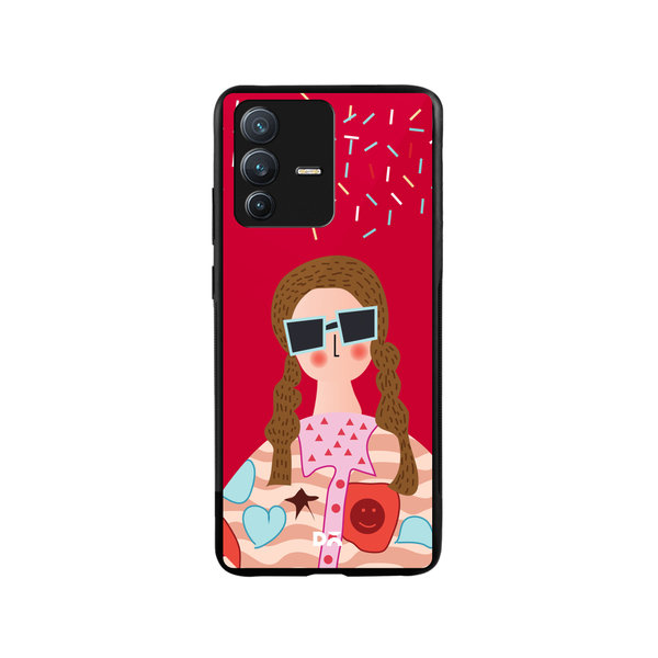 

DailyObjects Hipster Glass Case Cover For Vivo V23 Pro