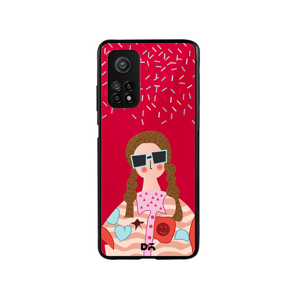 

DailyObjects Hipster Glass Case Cover For Xiaomi Mi 10T