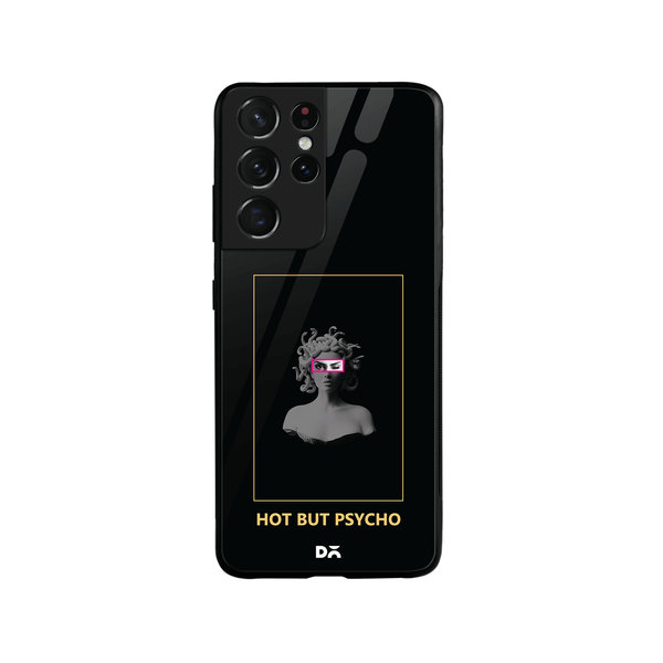 

DailyObjects Hot Psycho Glass Case Cover For Samsung Galaxy S21 Ultra