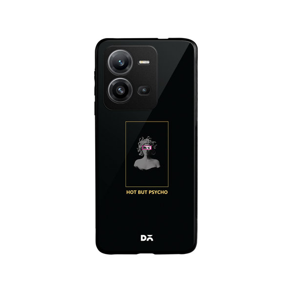 

DailyObjects Hot Psycho Glass Case Cover For Vivo V25