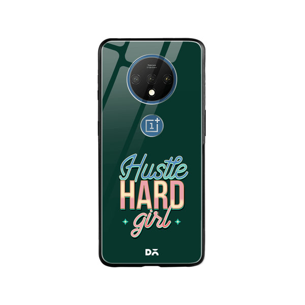 

DailyObjects Hustle Glass Case Cover For OnePlus 7T