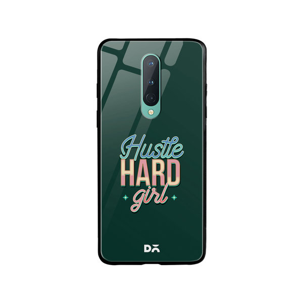 

DailyObjects Hustle Glass Case Cover For OnePlus 8