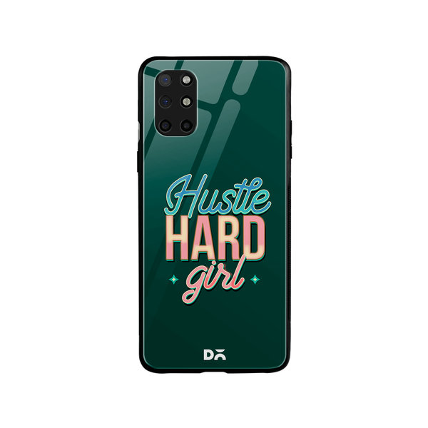 

DailyObjects Hustle Glass Case Cover For OnePlus 8T