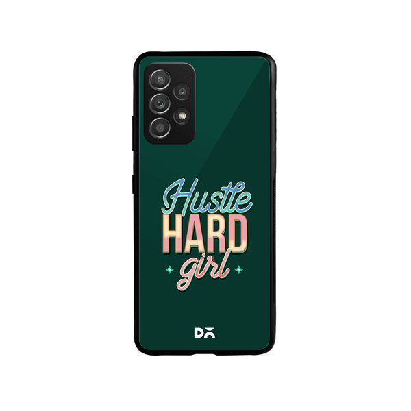 

DailyObjects Hustle Glass Case Cover For Samsung Galaxy A52