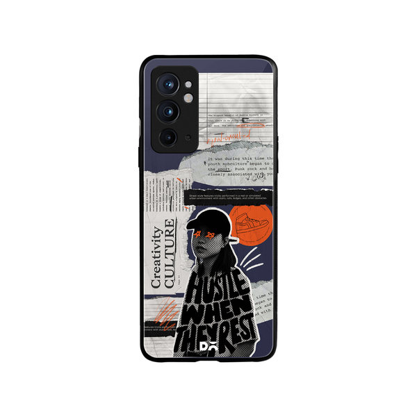 

DailyObjects Hustle When They Rest Glass Case Cover For OnePlus 9RT