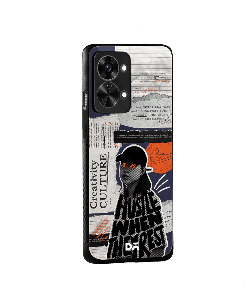 Dailyobjects Hustle When They Rest Glass Case Cover For Oneplus Nord 2T |  Oneplus Nord 2T Covers & Cases Online In India
