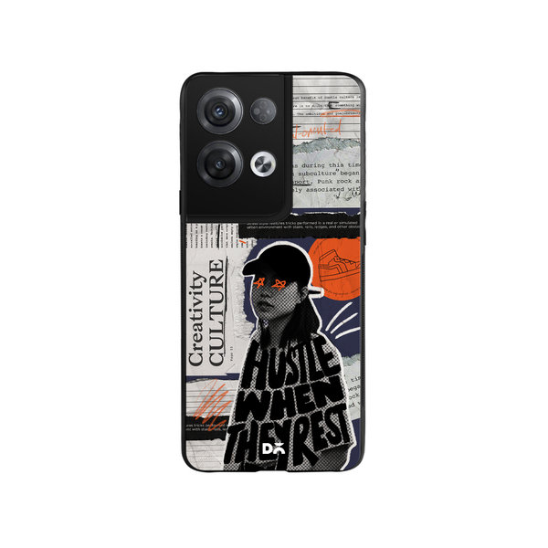 

DailyObjects Hustle When They Rest Glass Case Cover For Oppo Reno 8 Pro Plus