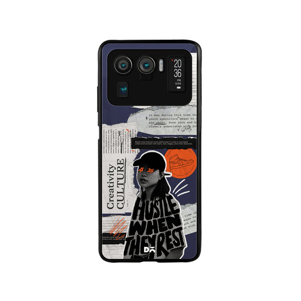 

DailyObjects Hustle When They Rest Glass Case Cover For Xiaomi Mi 11 Ultra
