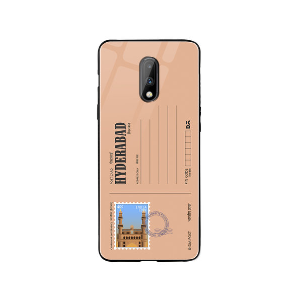 

DailyObjects Hyderabad Charminar Postcard Glass Case Cover For OnePlus 7