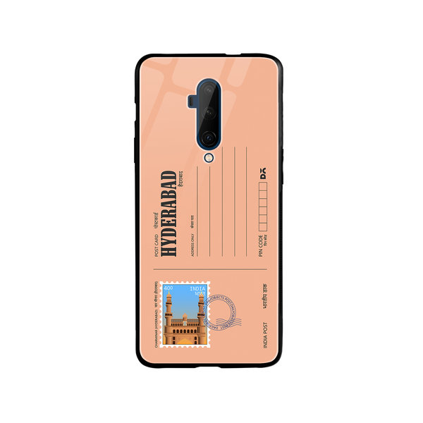

DailyObjects Hyderabad Charminar Postcard Glass Case Cover For OnePlus 7T Pro