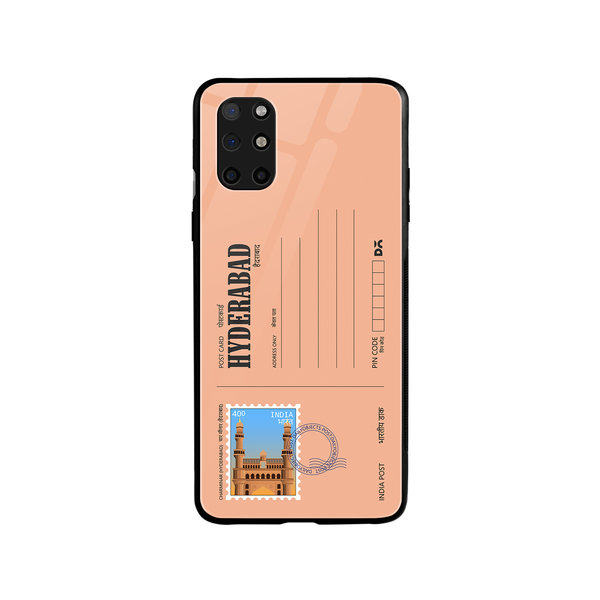 

DailyObjects Hyderabad Charminar Postcard Glass Case Cover For OnePlus 8T