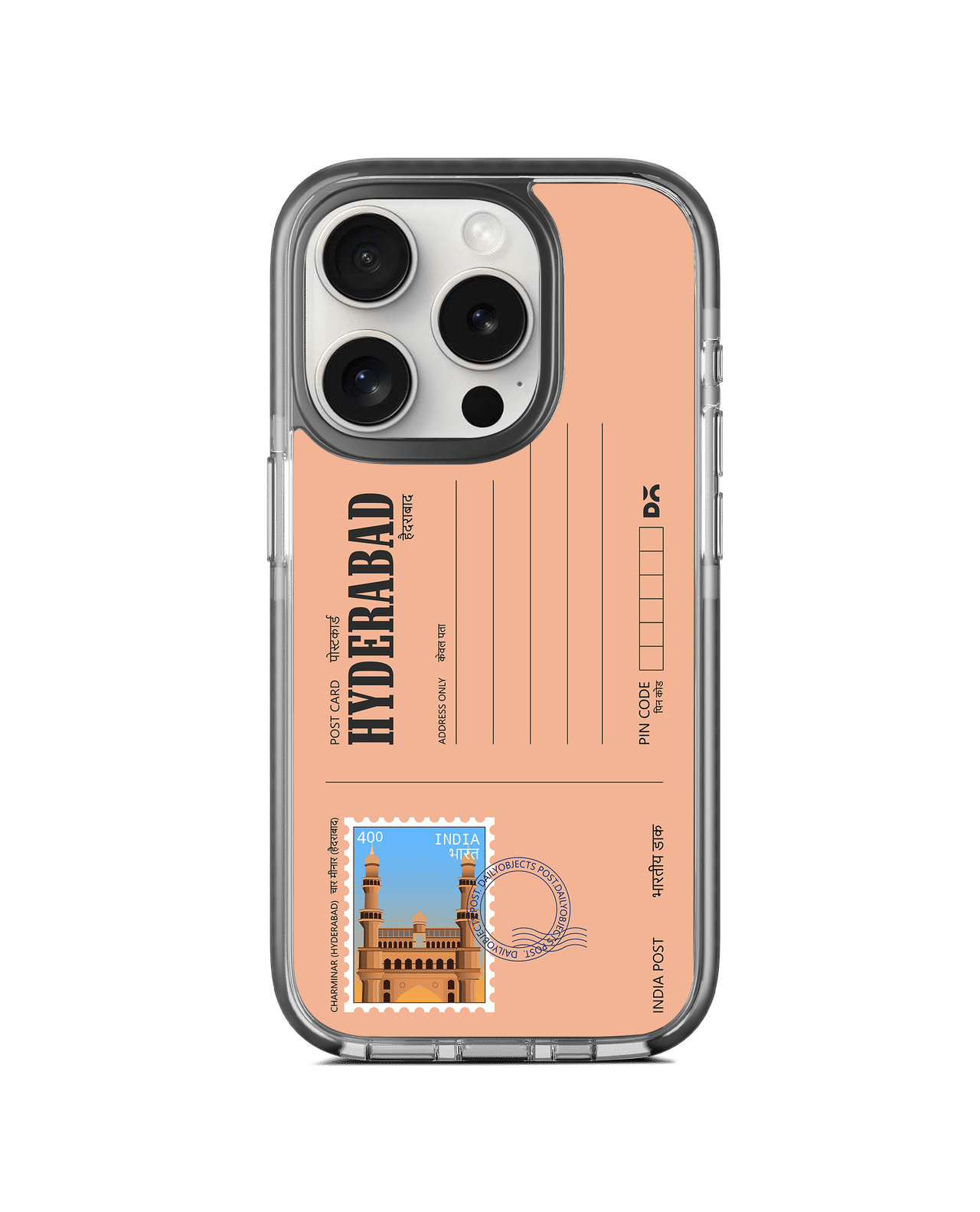 Hyderabad Charminar Postcard Stride 3.0 MagSafe Case Cover For iPhone 15 Pro Max