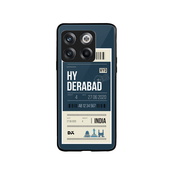 

DailyObjects Hyderabad City Tag Glass Case Cover For OnePlus 10T